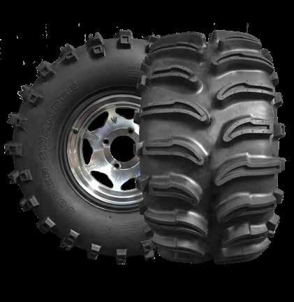 Interco Super Swamper TSL ATV ATV tire designed with absolute performance in mind, with a combination of hot performance in slushy conditions, excellent