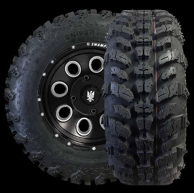 Interco Sniper 920 ATV Light weight radial tire developed for ATV/UTV owner looking for a tire that is designed with their rig in mind, but exhibits the durability of a light truck tire.