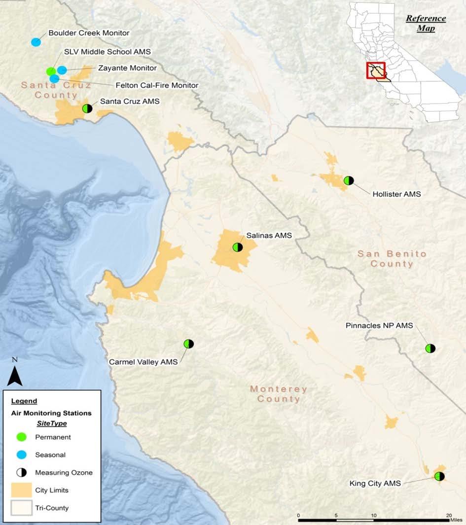 Monitoring Network Santa Cruz San Lorenzo Valley Salinas