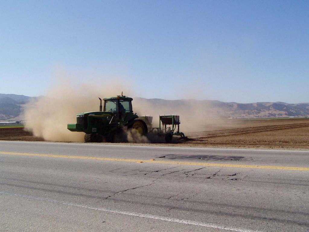 Sources of Fugitive Dust Unpaved Roads Agricultural Tilling Wind Erosion of Disturbed Land Paved