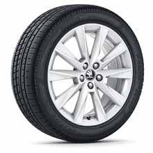 18 19 Did you know, that All the alloy wheels have passed rigorous homologation tests of ŠKODA AUTO to prove their resistance to corrosion, climatic influences and driving strain?