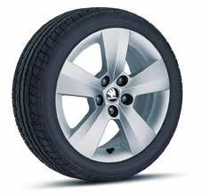0J 16 ET46 for 215/45 R16 tyres, silver metallic Vigo 6V0 071 496D FM9 light-alloy wheel 7.