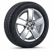 0J 15 ET38 for 185/60 R15 tyres, silver metallic Matone 6V0 071 495C FL8 light-alloy wheel 6.