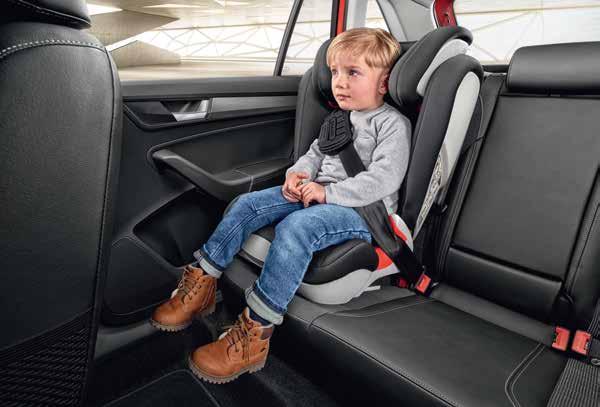 see them. The child seats feature variability and numerous setting options to adapt them to the changing size of your children.