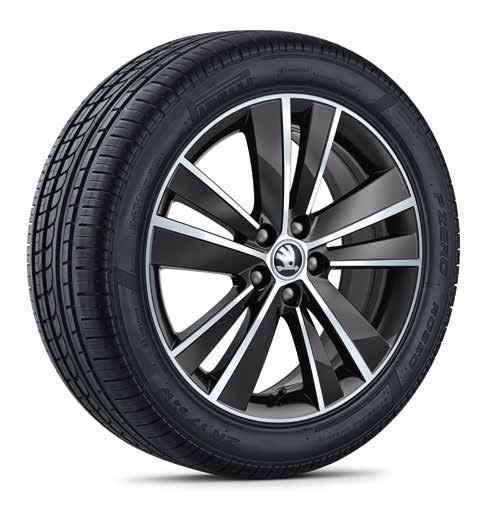 Whether your goal is to accentuate RAPID s elegant or sports attributes, ŠKODA genuine wheels are a perfect match.