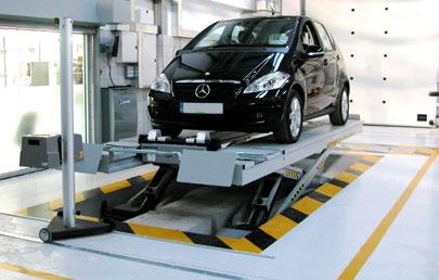 Some versions include a secondary lifting system for those requiring a wheel free capability as well. All models can be recessed into the floor.