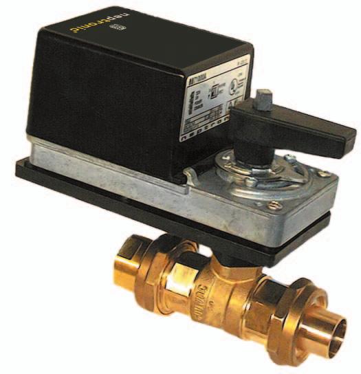 for two way ontrol of hot water and hilled water systems Desription The Full Port Series are atuated two way ball valves for digital or analog ontrol of hot and hilled water systems up to 50% glyol.