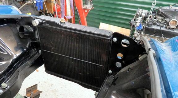 the cooling air that could take the easy passage and go above the radiator and the inside of the MGC bonnet.