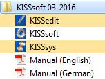 1 Starting KISSsoft 1.