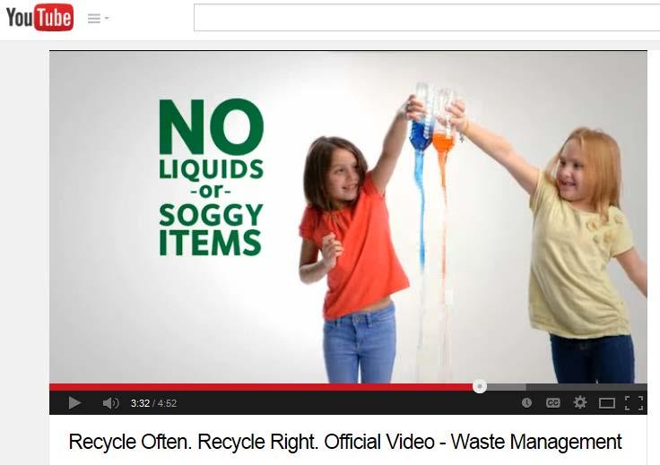 easy things everyone can do to Recycle Often. Recycle Right SM.