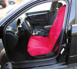 Seat protection cover for single seats One piece seat cover Made out of machine washable nylon material to
