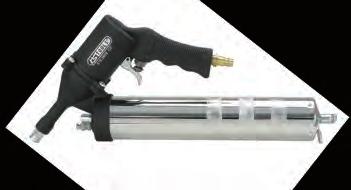 1 Pneumatic grease gun Grease gun adaptor set SUCTION AND FILLING HAND PUMPS 2 Air exhaust through the handle For