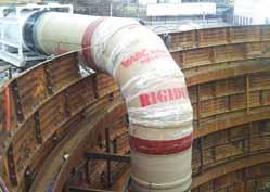 RigiDuct Filament-Wound Fiberglass Ducting OPTIONS The strength of RigiDuct is derived RigiDuct is offered in light, standard, WireGuard, and extended-duty weights.