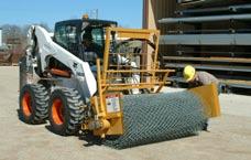 7-H) Pull about a foot from the Core to allow the skid-steer operator