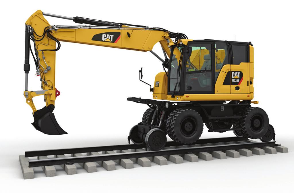 M323F Railroad Wheeled Excavator Technical Specifications Engine Engine Model Ratings Cat C4.