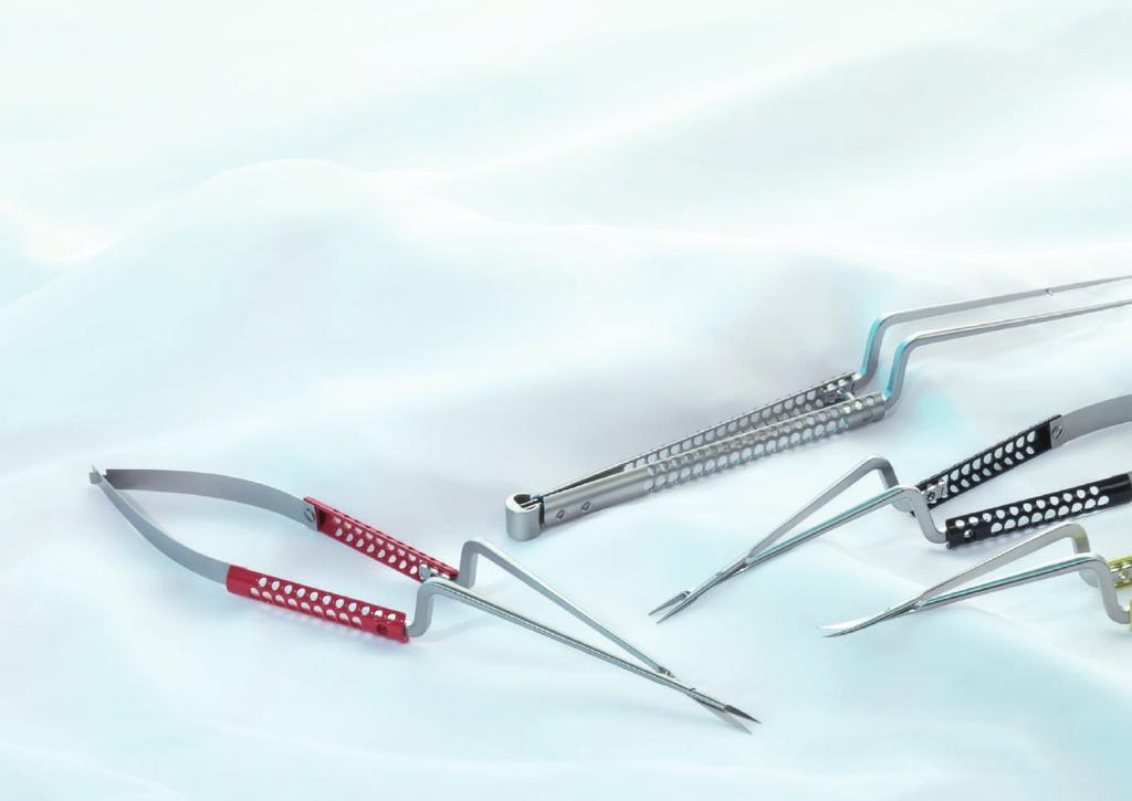 50 Structurae Bayonet Micro Instruments Ultra-lightweight Instruments for extremely delicate surgery.
