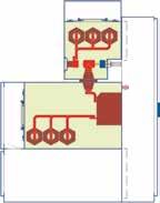 8.1.2.1.2 Version 2 A change of the busbar position left and right of the sectionalizer panels is not necessary for this version. Two panels are used.