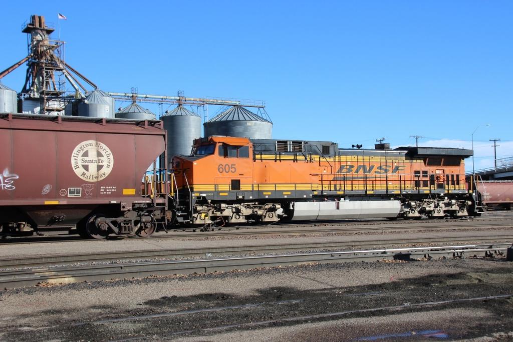 with a stack train passing ADMX 2234.
