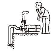 The check valve placed near the pump is to protect the pump from excessive