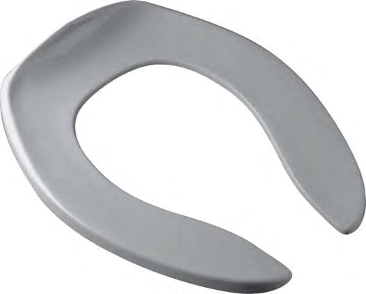 Z5950 Commercial Heavy Duty Toilet Seat TAG Spec Seq#: 8 Select your seat and check all options that apply Engineering Specification: Z5955SS-EL Elongated, standard white, open front toilet seat,