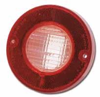 .. $ 5 99 #37665 #26978 #37784 2214 71-73 Taillight Lens - 71 Late - Domed Center.