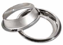 Replacement trim rings are polished stainless steel and are practically indistinguishable from O.E.M. rings when installed. 23159 68 Trim Ring - Stainless Steel - 7 Rim - ea.