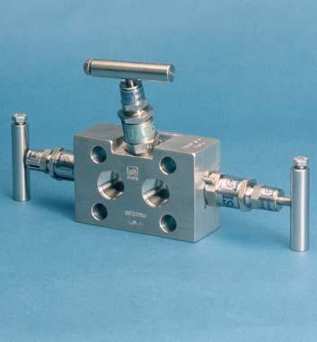 Sabre 3 Valve Manifolds The Sabre range of direct and remote mounting needle type 3 valve manifolds can be supplied with metal to metal or soft seats.