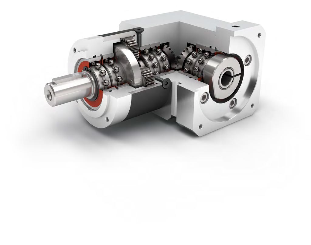 Economy Line Efficient and effective The highest dynamics in multiple axis systems The right angle gearbox delivers more than just above average performance: With 5% less weight, it outputs a