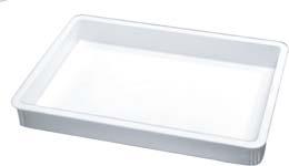 Pizza Dough Boxes and Trays. Rolls easily on heavy duty 4" rubber plate casters.