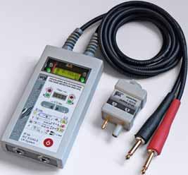 require a battery Phase comparison test unit make Hachmann, type VisualPhase LCD as combined test unit (HR and LRM) for: Voltage detection with measured-value indication Interface test Low