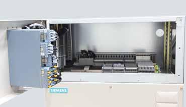 Components Low-voltage compartment Features of low-voltage compartment (option) Overall heights 350 mm 550 mm : Cover Partitioned safe-to-touch from the high-voltage part of the panel Installation on