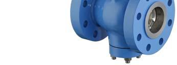 7 Maxifluss Rotary Plug Valve (example with mounted Type R Actuator) DN 25, PN 63 to PN 16, face-to-face dimensions acc.
