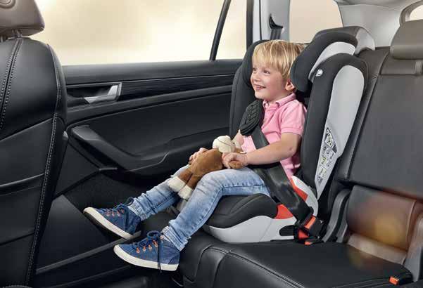 them. The child seats feature variability and numerous setting options to adapt them to the changing size of your children.