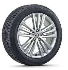 16 17 Did you know, that All the alloy wheels have passed rigorous homologation tests of ŠKODA AUTO to prove their resistance to corrosion, climatic influences and driving strain?