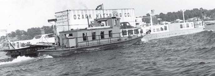 Dillard s Ferry, a hand-cranked operation, crossed the Buffalo River at