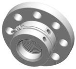 Continue specifying a completed model number by choosing a remote seal type below: page 75 FF Flush Flanged Seal Process Connections: 2-in. / DN 50 / 50A 3-in. / DN 80 / 80A 4 in.