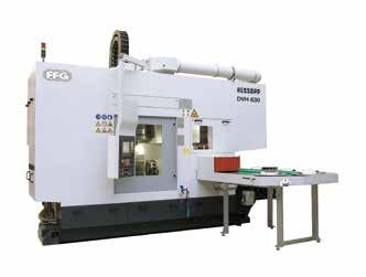 DVH 630 / DVH 750 Thermo-symmetrical spindle construction employed consistently in all machines for maximum precision DVH 630 / 750 3 For workpieces with a swing diameter of up to 630 / 750 / 900 mm