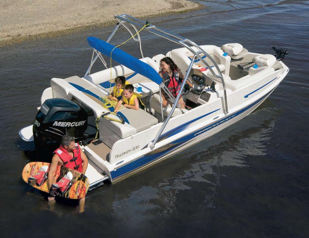 great times Expect great times with your new Ventura s Ventura 192 Shown in Brite Blue 12 SPECIFICATIONS VENTURA 222 VENTURA 192 Center line 6.8 m (22-2 ) 5.8 m (19-2 ) Beam 2.5 m (97 ) 2.