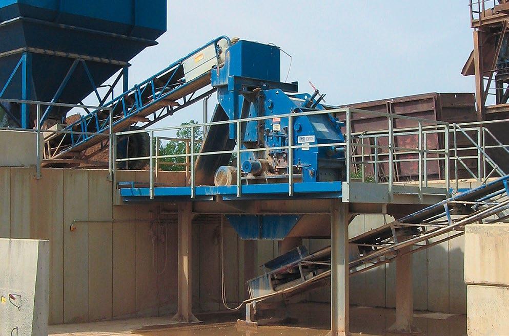 The Impact Mill is replacing a jaw crusher as part of a plant modernization