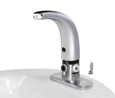 LEVER HANDLE (). Unthread the FAUCET COVER SCREW () at the back of the FAUCET. Pull FAUCET COVER () up and off. Fig.