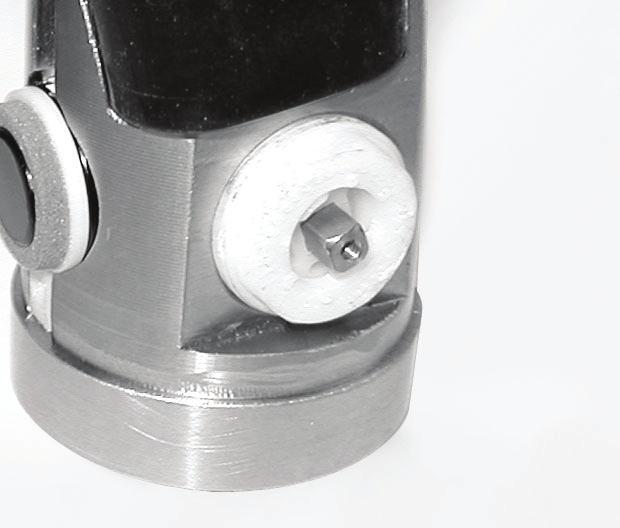 Replace LEVER HANDLE and rotate counter-clockwise to its stop position (00% cold). Remove HANDLE.. Pull out LIMITER STOP () from the VALVE STEM (). SLOT.