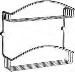-Packaging: Clam Blister Chrome BC1090 9314399010214 Double Shelf System -Round Bars