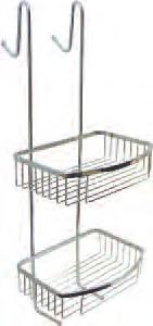-Packaging: Poly Bag/Choice Sleeve Chrome BC1066 9314399003995 Hanging Shower Basket Caddy/Flat Wall Position