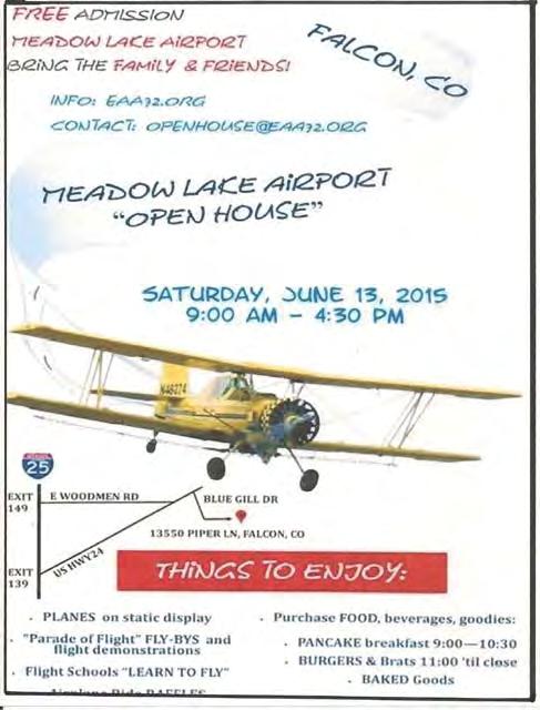Meadow Lake Airport Open House Saturday - June 13th 2015 Show & Tell Item - VI