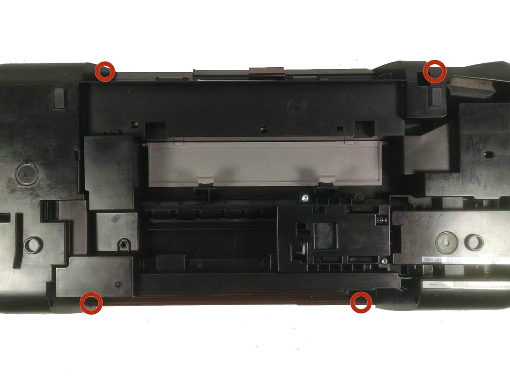 Then pull away from the printer towards the other side. Keep output tray separate.