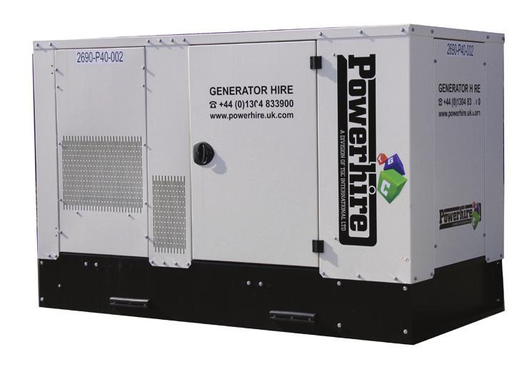 Generators GENERATORS 20kVA to 40kVA 20kVA Make Generator Output Power (Prime) Fuel Tank Capacity Fuel Consumption Sound Level - db(a) (LxHxW) (full) Remote Start Road Tow