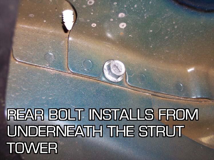 14. Reinstall the front struts in reverse order and you are