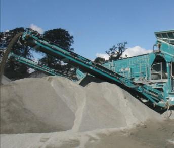 ) stockpile capacity Hydraulically folding Impact bars under feed boot Direct drive system 9.