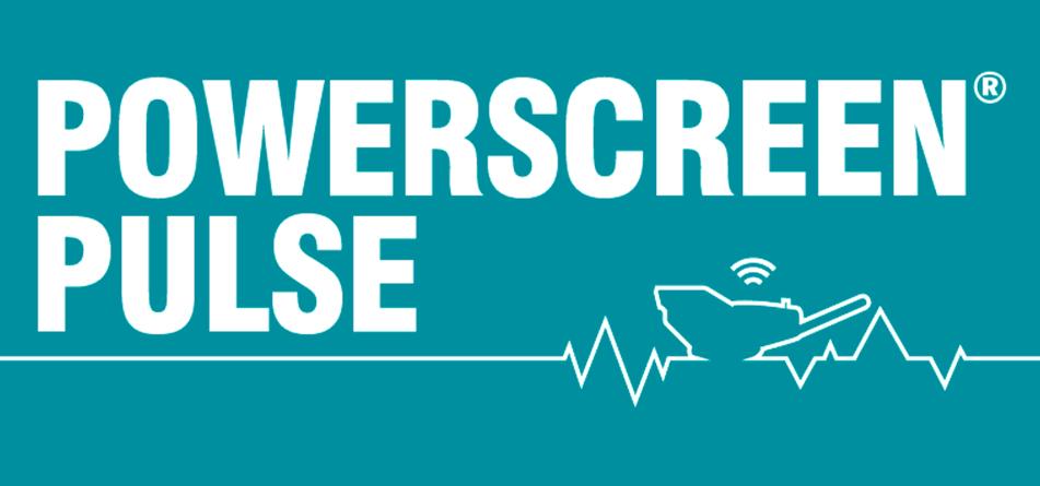 Powerscreen Pulse Powerscreen Pulse is a system which allows the machine to relay data via phone networks, or by satellite when there s no