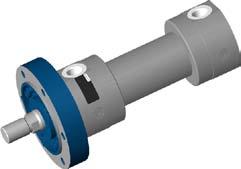 Mill type cylinder Cylinders GoTo Europe 37 Mounting types 03 MP3 MP5 MF3 MF4 MT4 Plain rear clevis at cap end Self-aligning clevis at cap Round flange at head end Round flange at cap end Trunnions